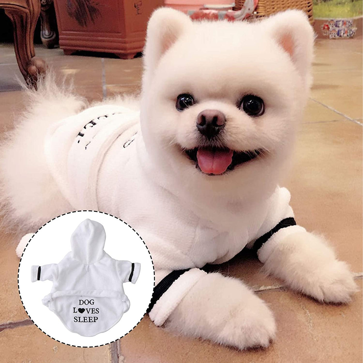 Dog Bathrobe Towel with Hood - American Bark Bliss