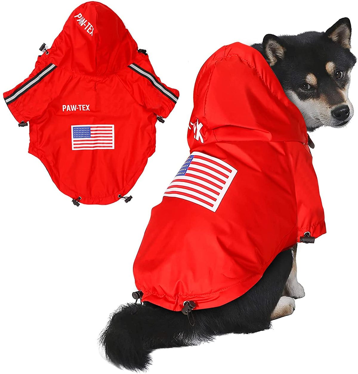 Dog Face Pet Raincoat - Waterproof and Windproof - American Bark Bliss