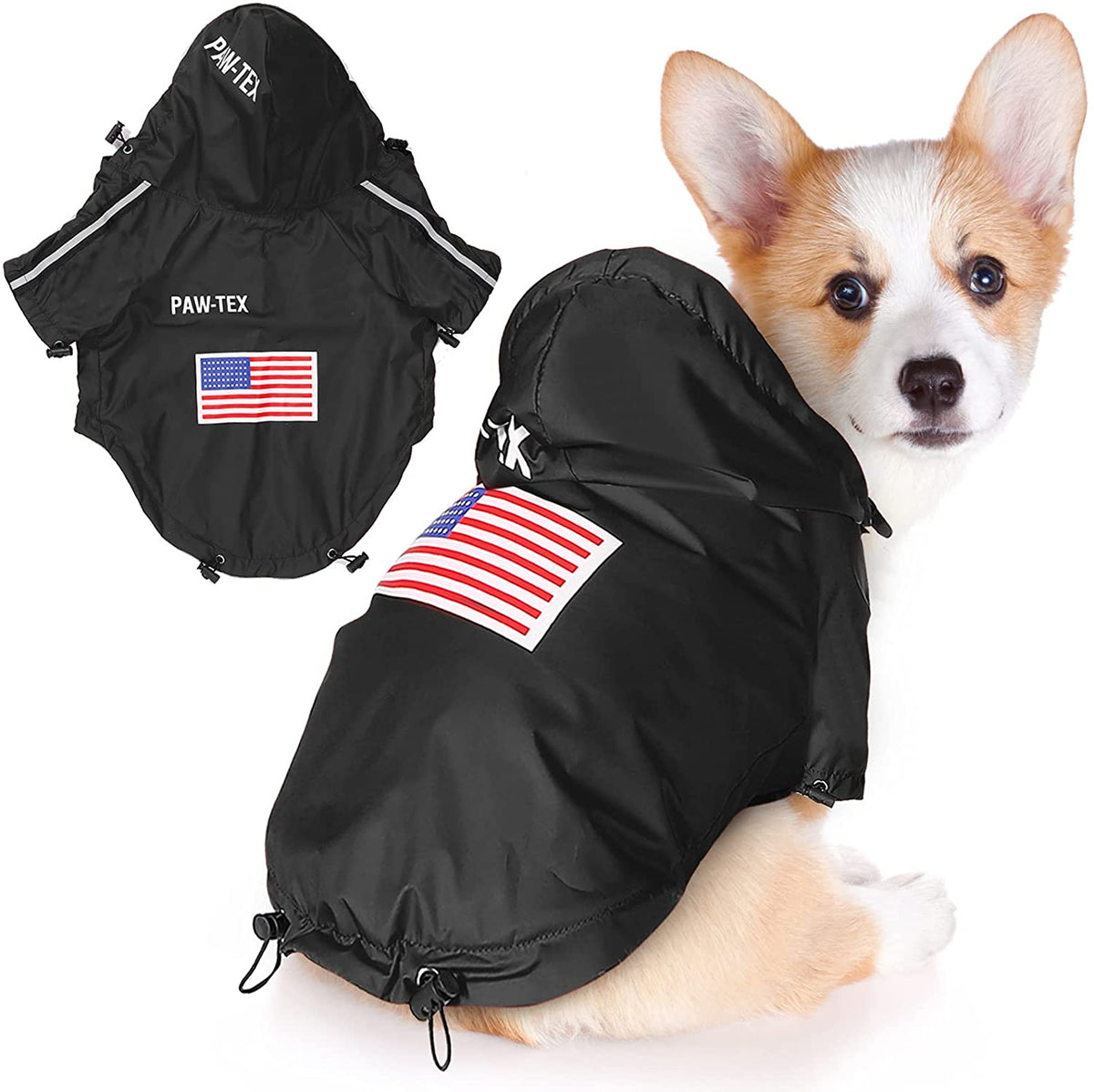 Dog Face Pet Raincoat - Waterproof and Windproof - American Bark Bliss