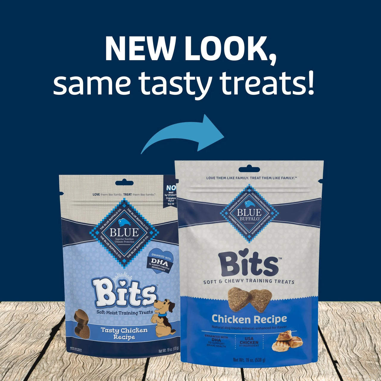 Bits Soft Dog Treats for Training, Enhanced with DHA, 19-Oz. Bag - American Bark Bliss