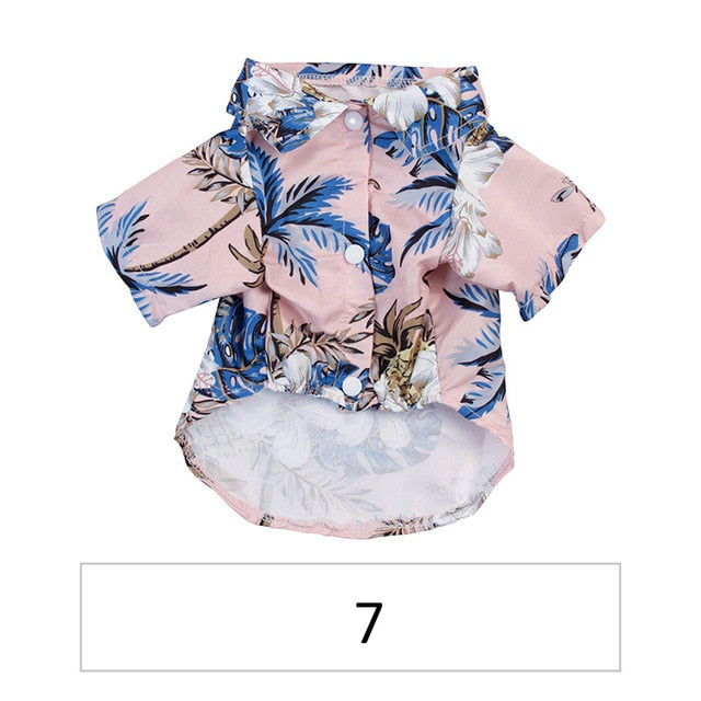 Stylish Hawaiian Dog Shirts for Summer by Furr Baby Gifts