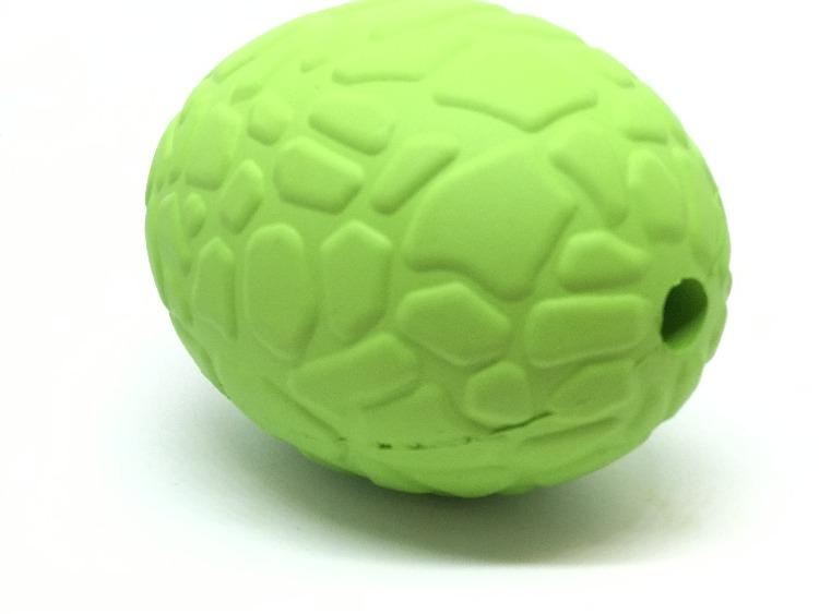Dinosaur Egg eDispenser Durable Rubber Chew Toy & Treat Dispenser - American Bark Bliss