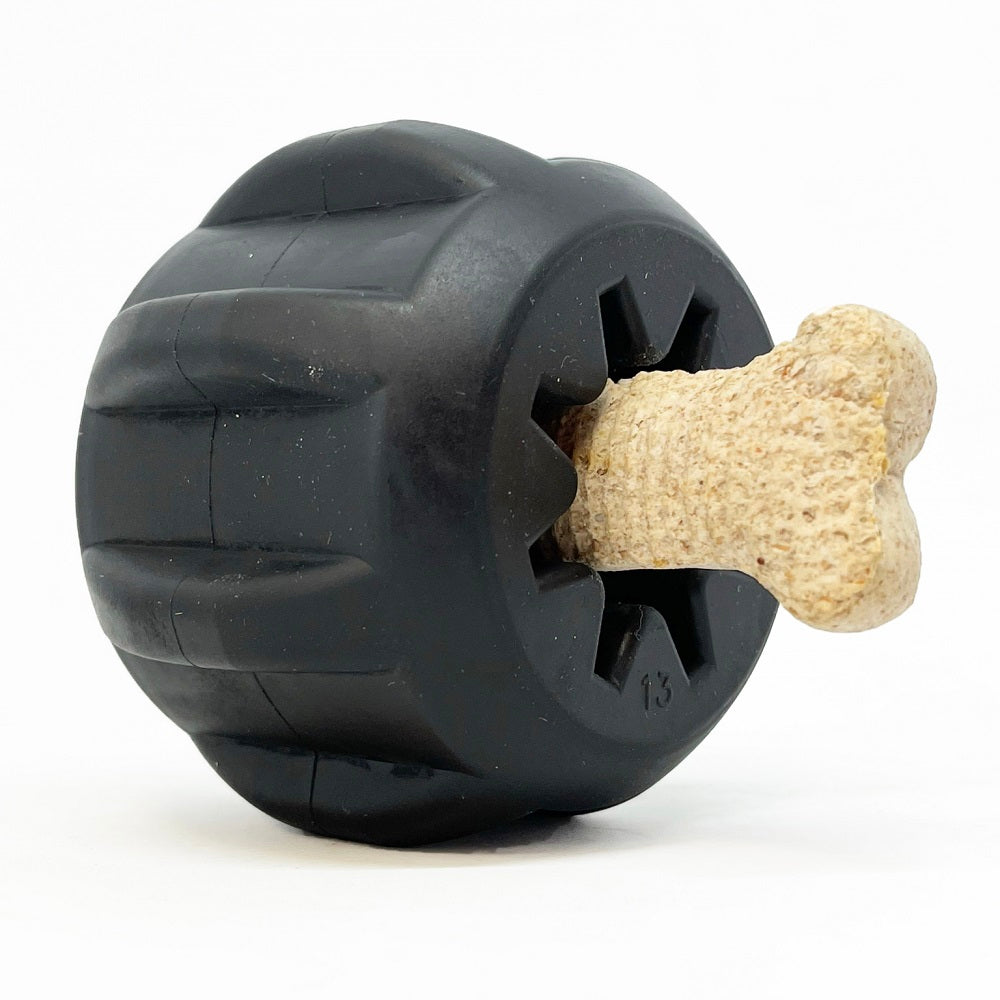 Gear eDispener Durable Rubber Treat Holder and Chew Toy - American Bark Bliss