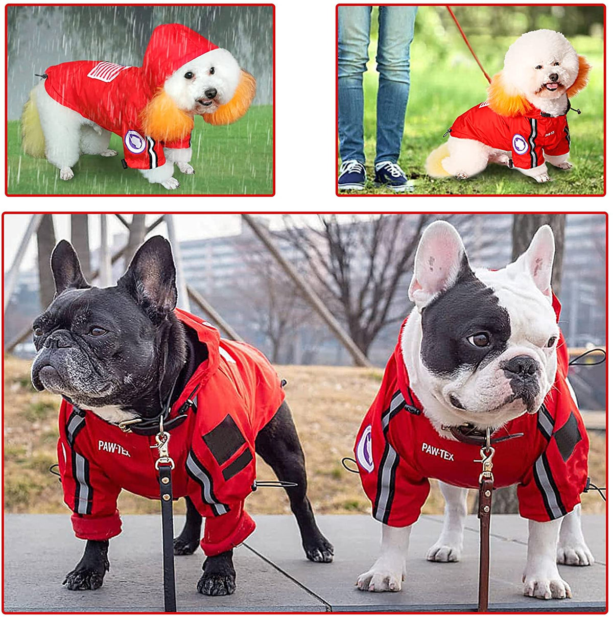 Dog Face Pet Raincoat - Waterproof and Windproof - American Bark Bliss