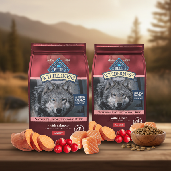 Blue Buffalo Wilderness Adult Salmon with Wholesome Grains Dry Dog Food by The Family Pet