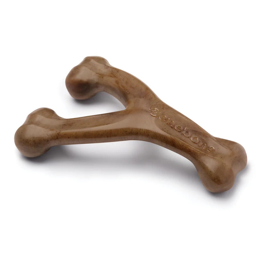 Bacon Flavored Dog Chew: Benebone Wishbone - American Bark Bliss