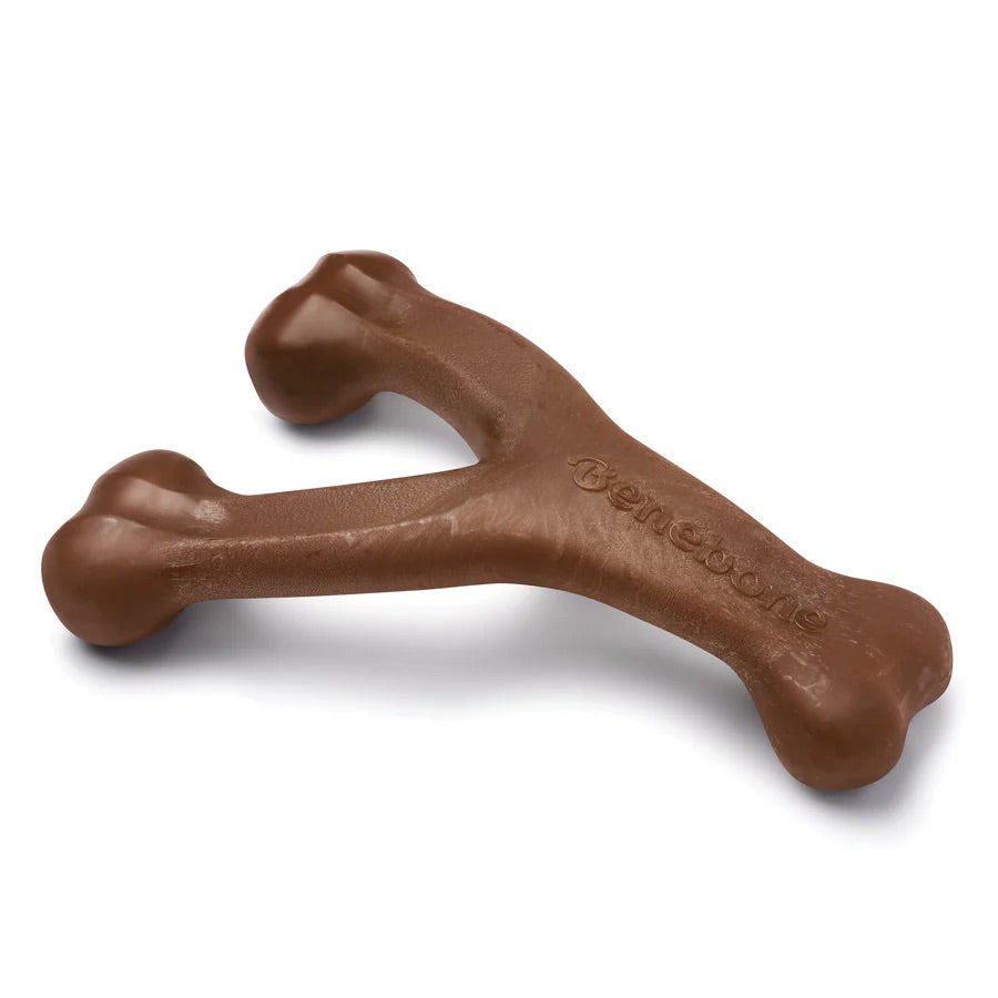 Peanut Butter Dog Wishbone Chew by Benebone - American Bark Bliss