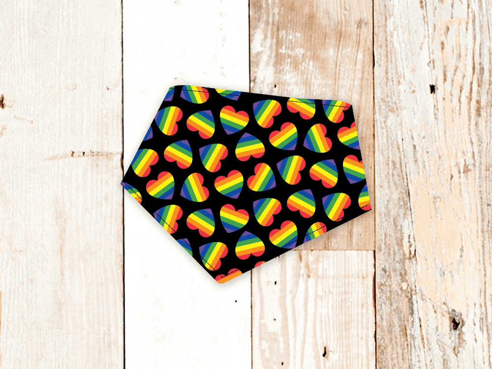 "Love is Love" Dog Bandana - American Bark Bliss