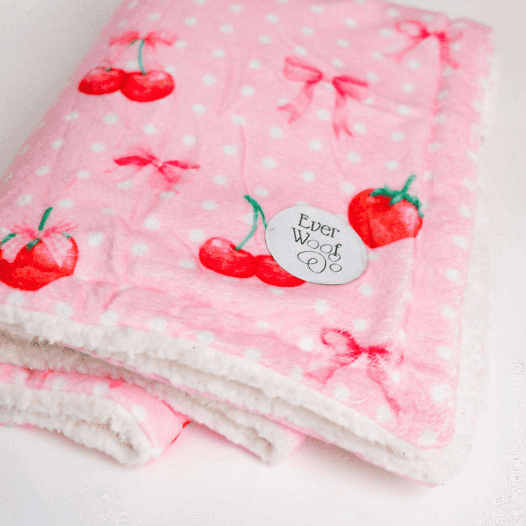 Sweet Cherie Dog Blanket - American Bark Bliss