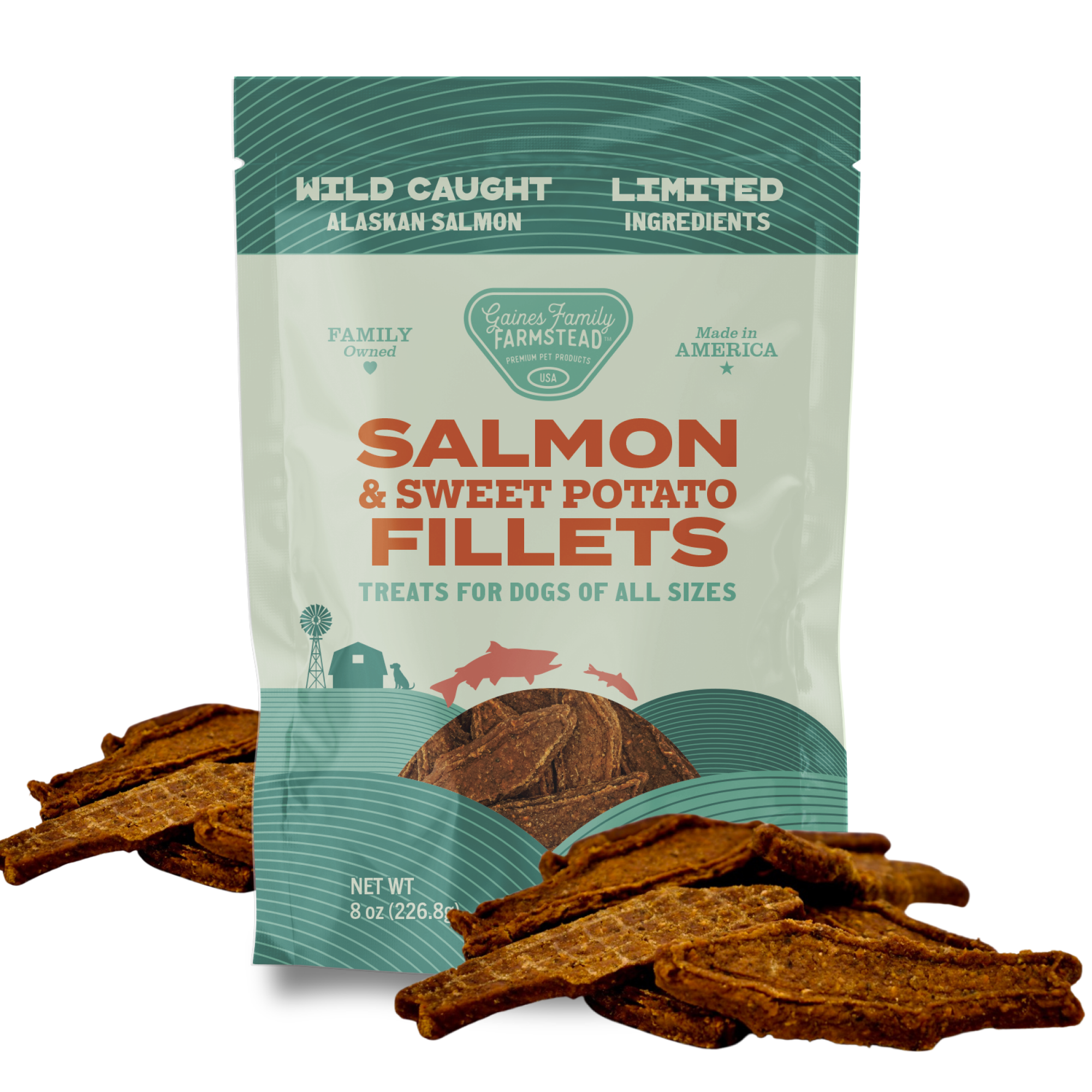 Salmon and Sweet Potato Fillets - American Bark Bliss