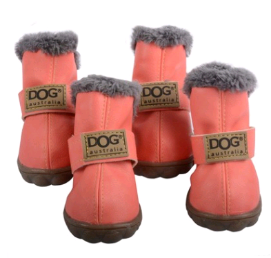 Waterproof Fleece-Lined Dog Snow Boots by Furr Baby Gifts