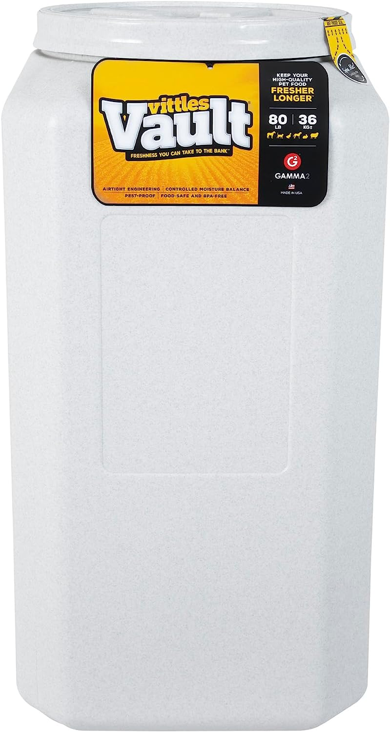 Vittles Vault Pet Food Storage Containers - Sealed Dog and Cat Food Storage Container, Fits up to 80Lbs, Made in the USA - [14