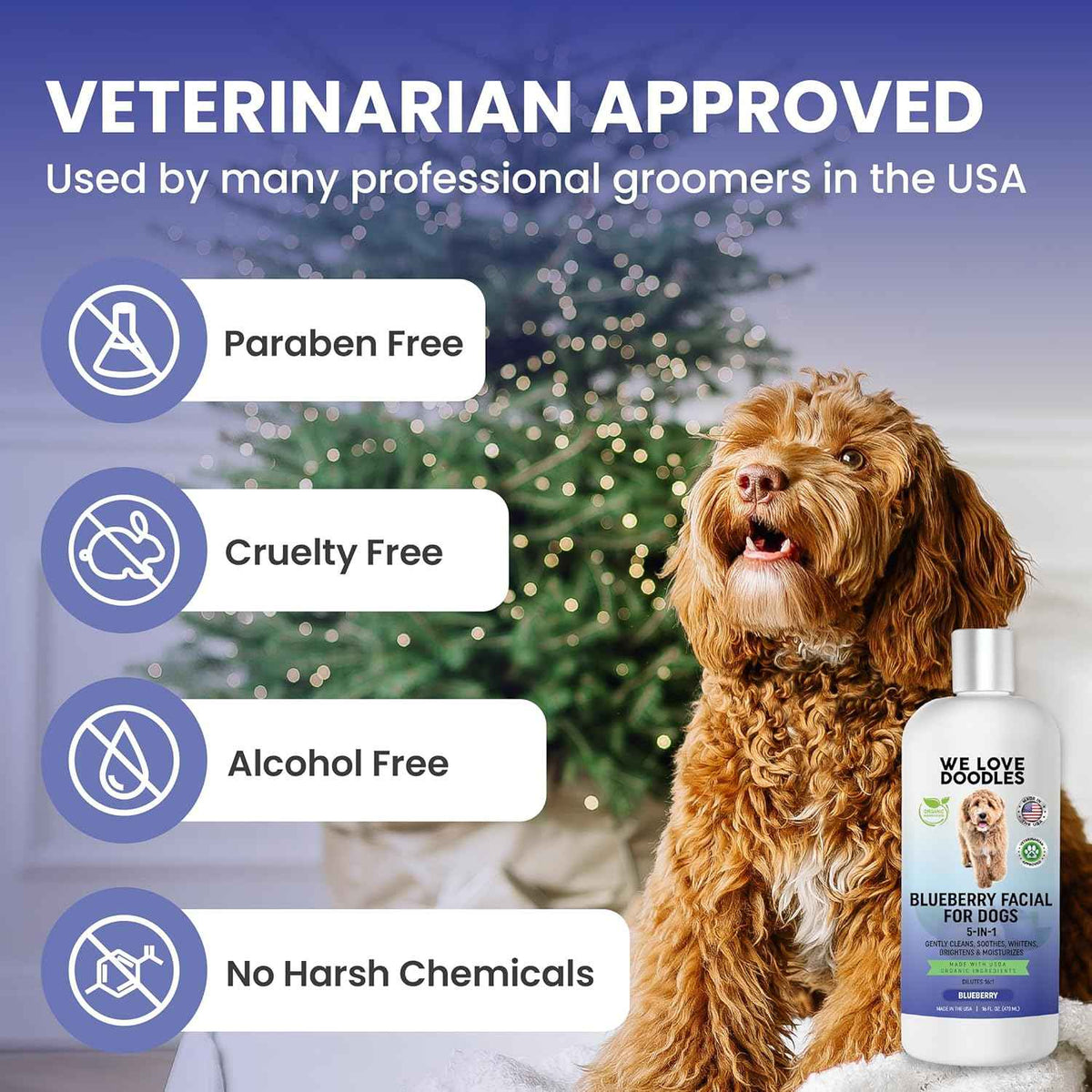 Blueberry Facial Dog Shampoo