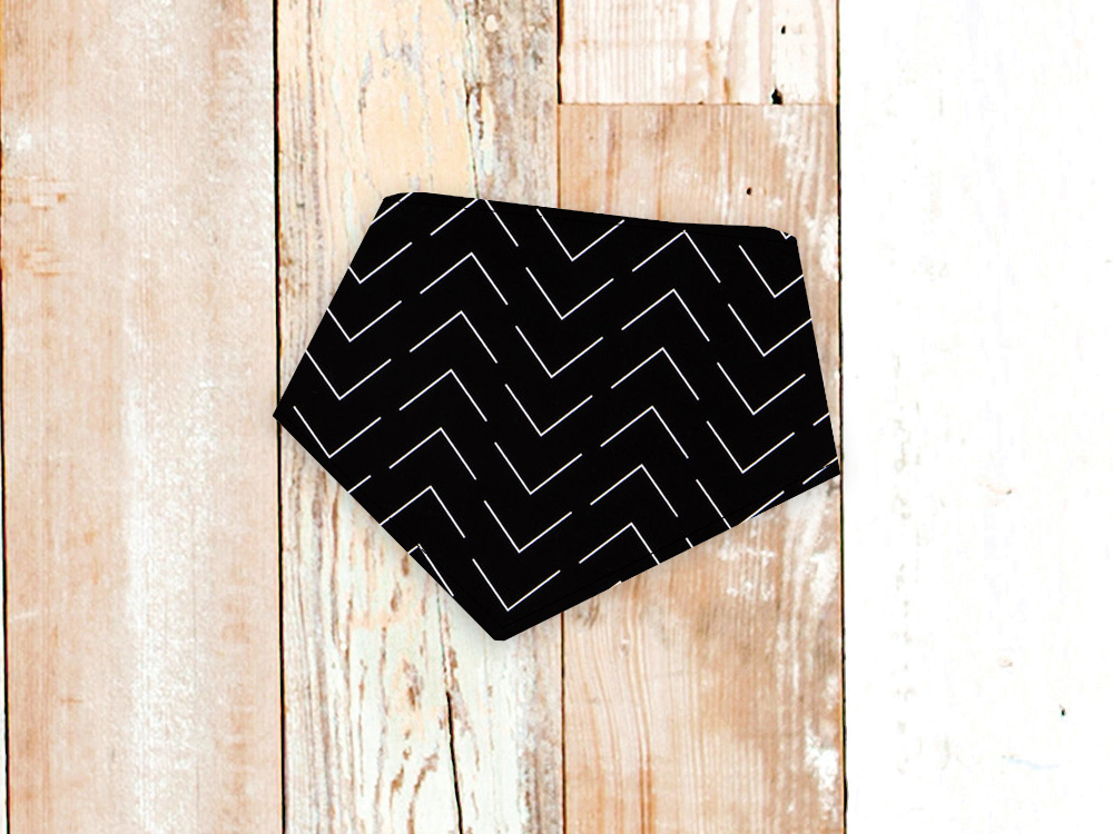 "B&W Arrows" Dog Bandana - American Bark Bliss