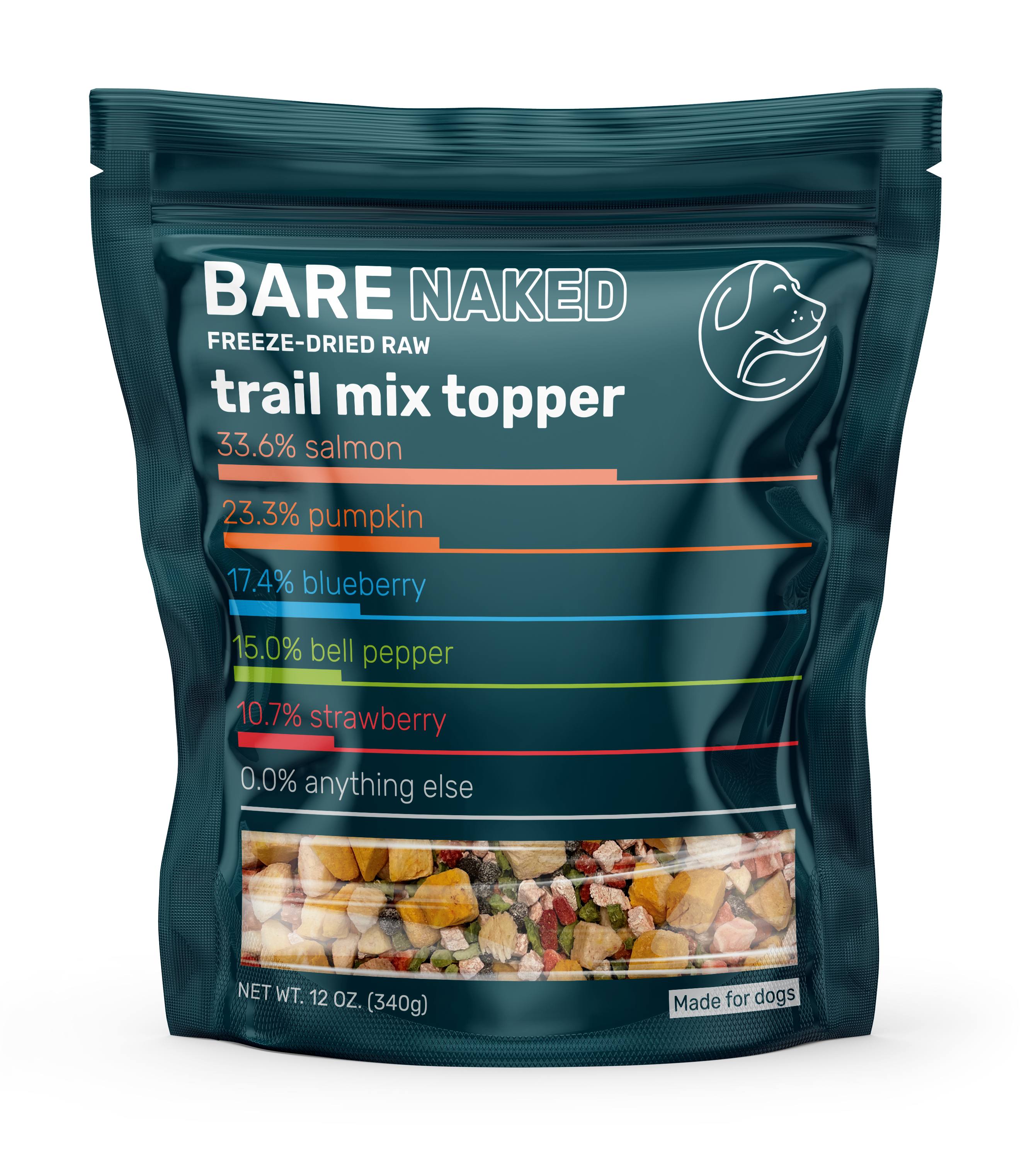 Salmon Dog Trail Mix - Delicious 12oz Snack - American Bark Bliss