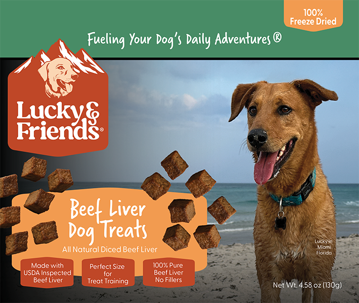Lucky & Friends Beef Liver Dog Treat - American Bark Bliss