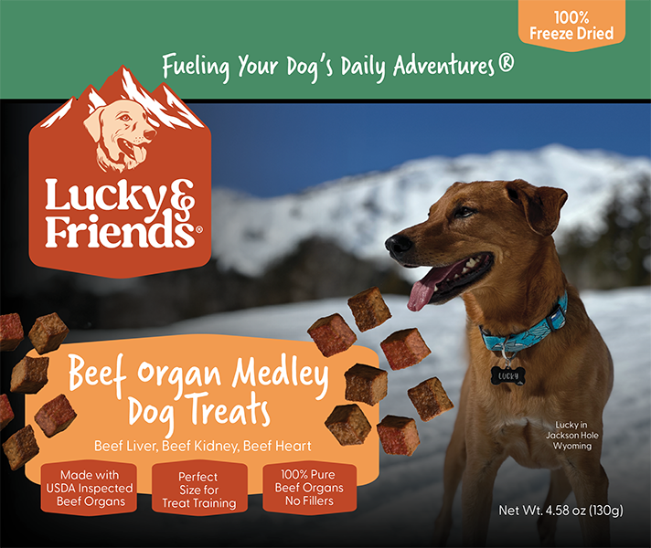 Lucky & Friends Beef Liver Dog Treat - American Bark Bliss