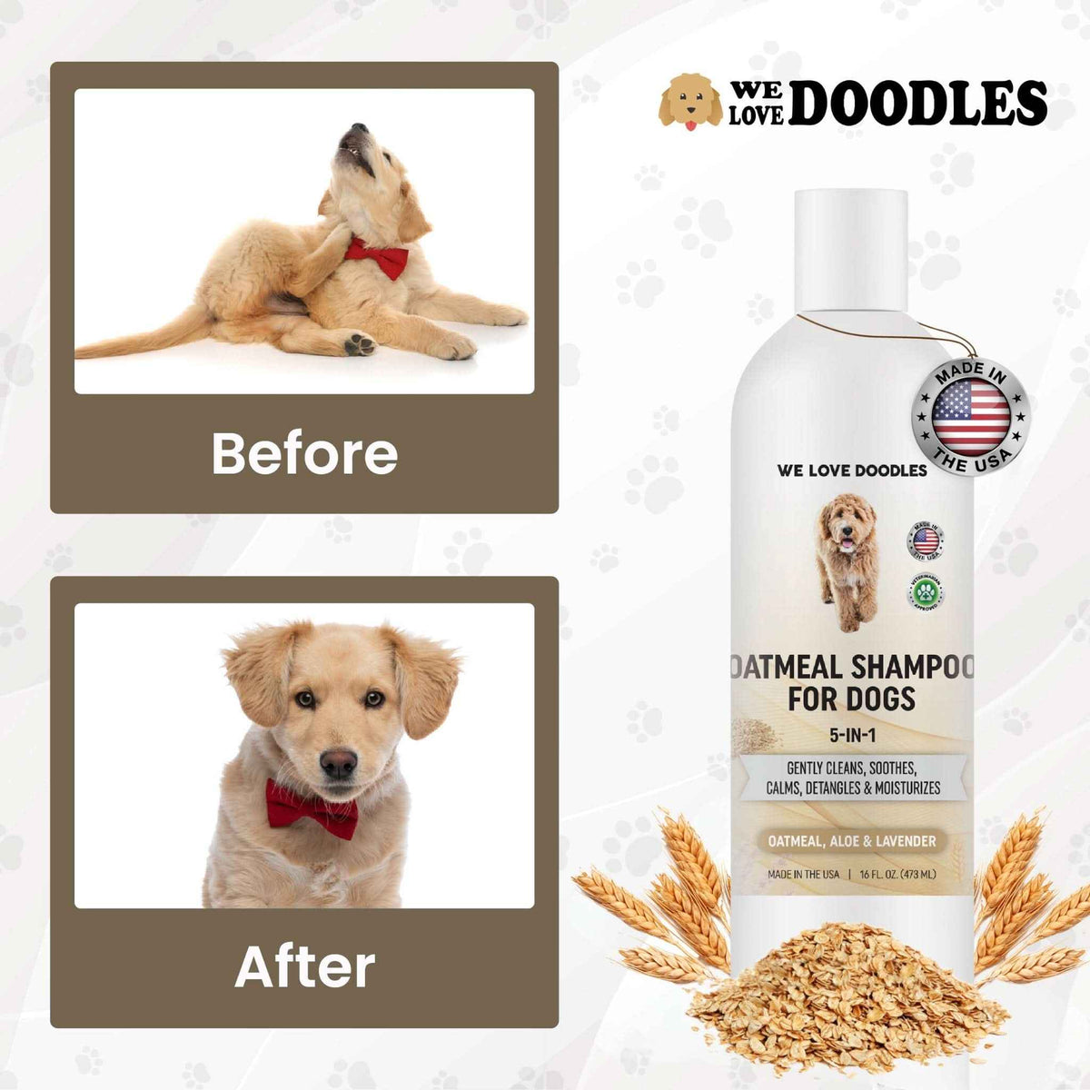 Premium Oatmeal Dog Shampoo