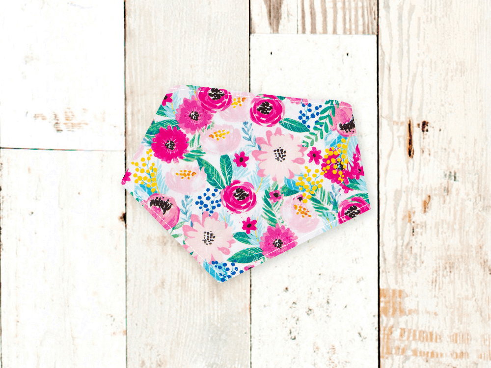 "Berry Floral" Dog Bandana - American Bark Bliss