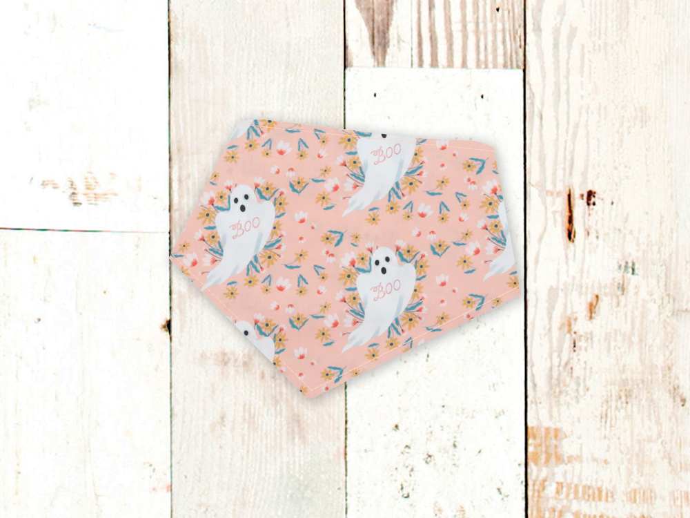 "Boo Ghosts" Dog Bandana - American Bark Bliss