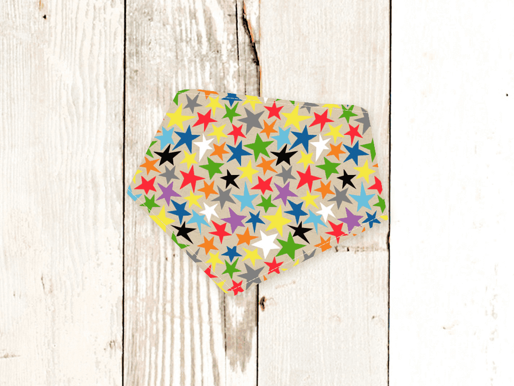 "Colorful Stars" Dog Bandana - American Bark Bliss
