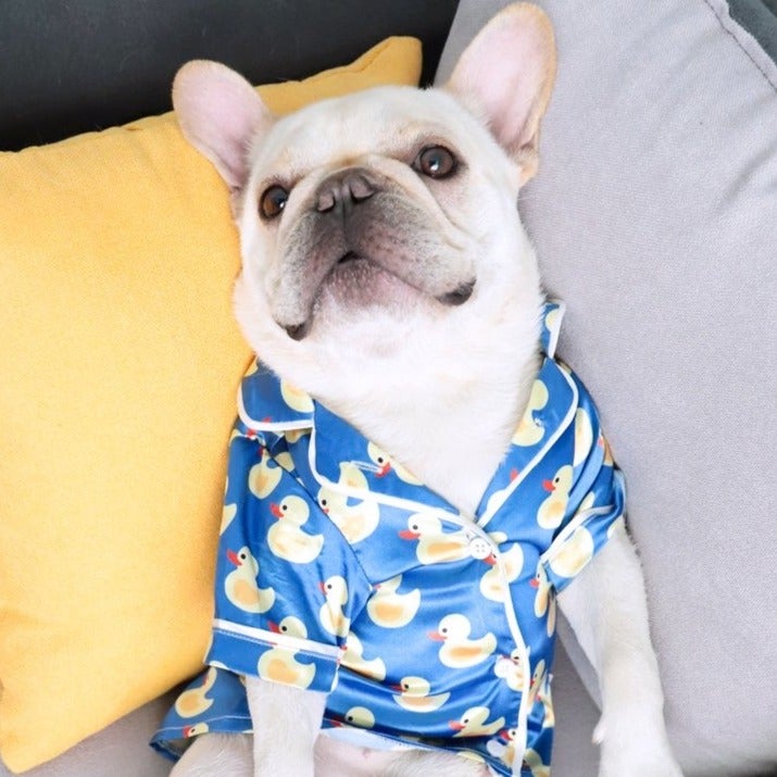 Pet Silk Duck Pajamas for Dogs and Cats - American Bark Bliss