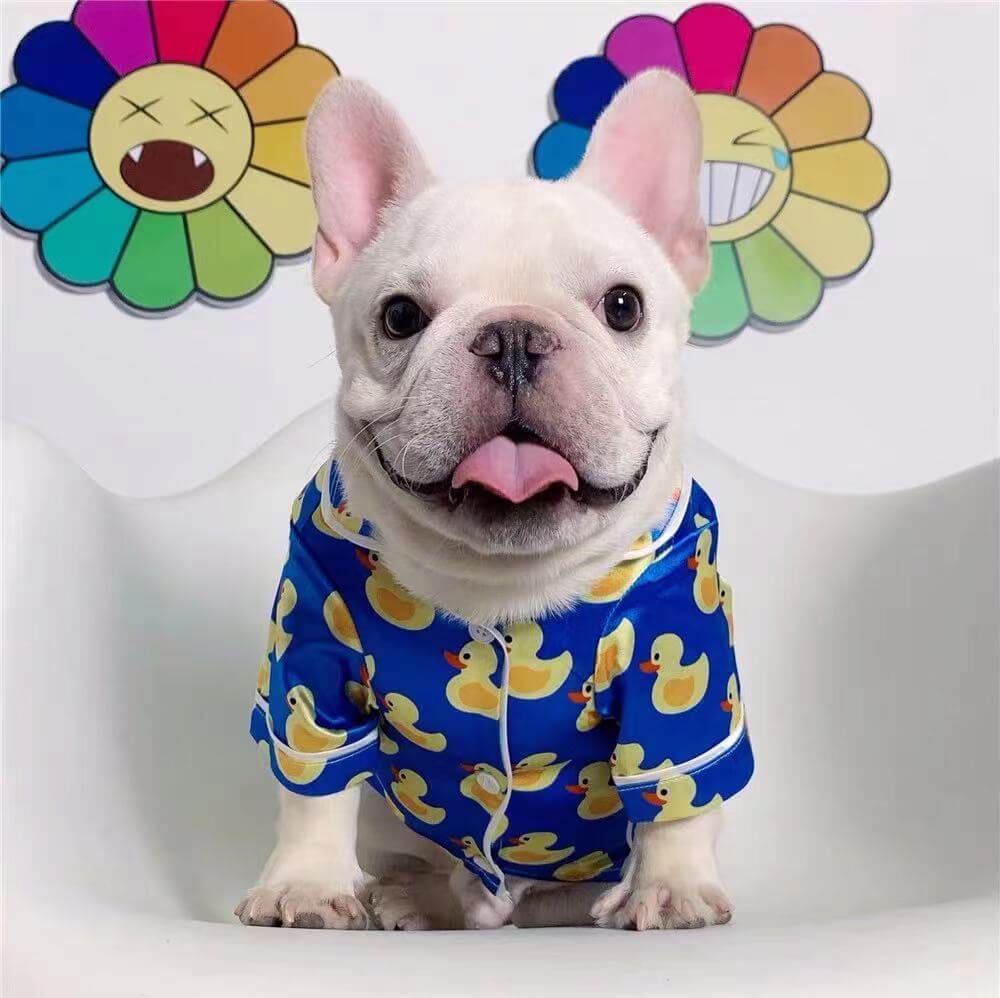 Pet Silk Duck Pajamas for Dogs and Cats - American Bark Bliss