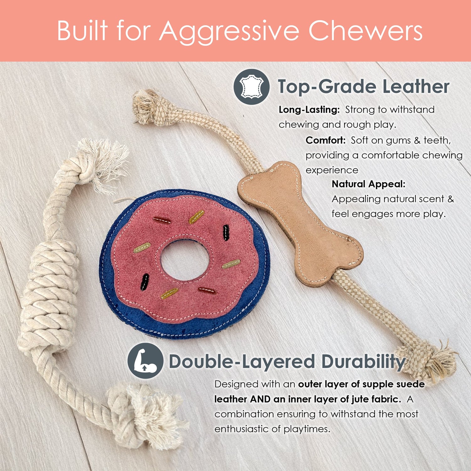 Ultimate Pet Parent Gift Set - Premium Air Tight Treat Canister + Dog Bowls with No Slip Mat + Set of 3 Dog Toys + Large Steel Dog Toy Bin | BREKX
