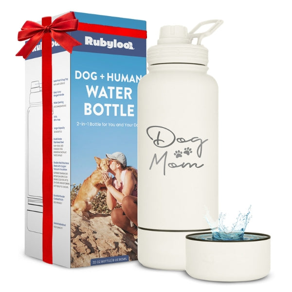 Dog Water Bottle with Detachable Bowl for Humans and Dogs - American Bark Bliss