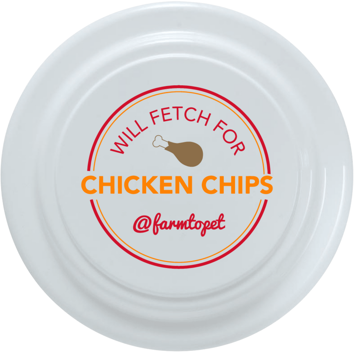 Will Fetch for Chicken Chips Dog Frisbee | Fun Toy for Dogs and Humans - American Bark Bliss