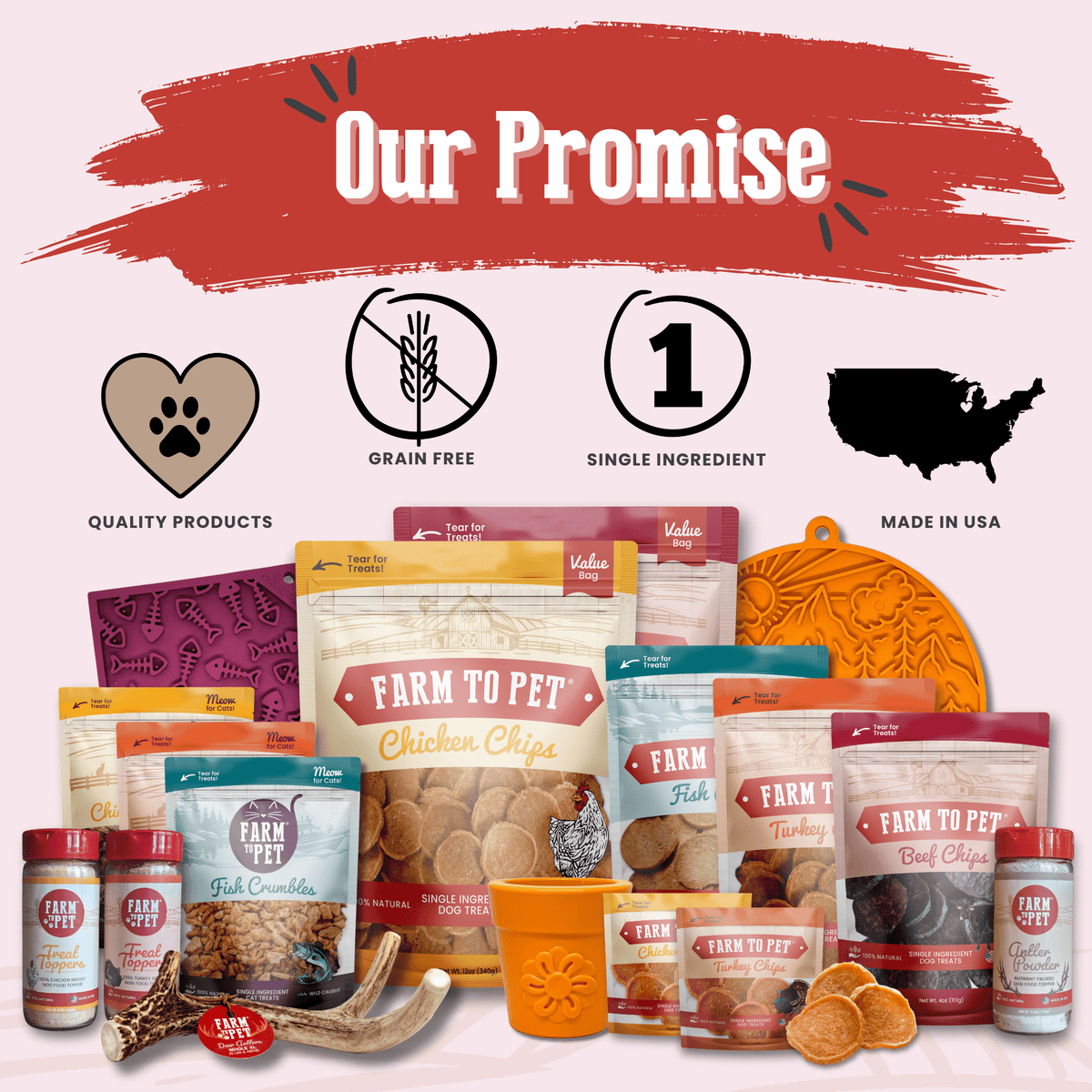 Puppy Packs 'n Snacks Dog Treat Starter Pack | Single-Ingredient Training Treats - American Bark Bliss