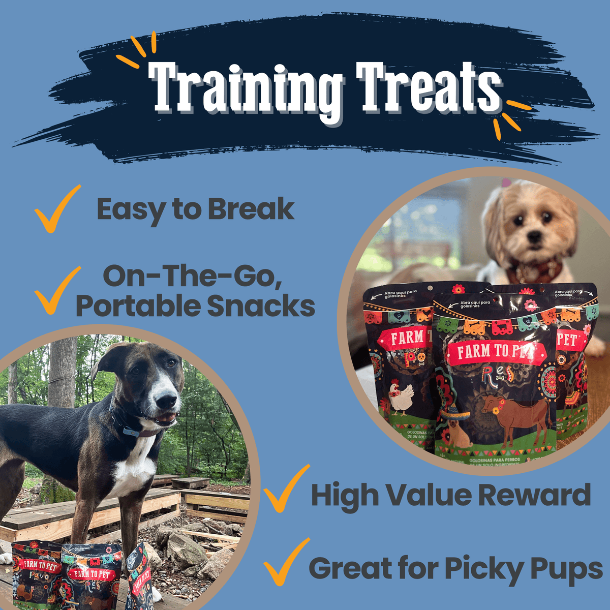 Premios Para Perros Fiesta Pack | Dog Treat Variety Bundle - American Bark Bliss