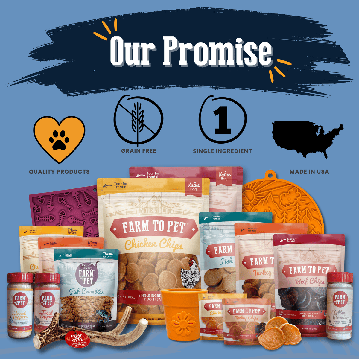 Premios Para Perros Fiesta Pack | Dog Treat Variety Bundle - American Bark Bliss
