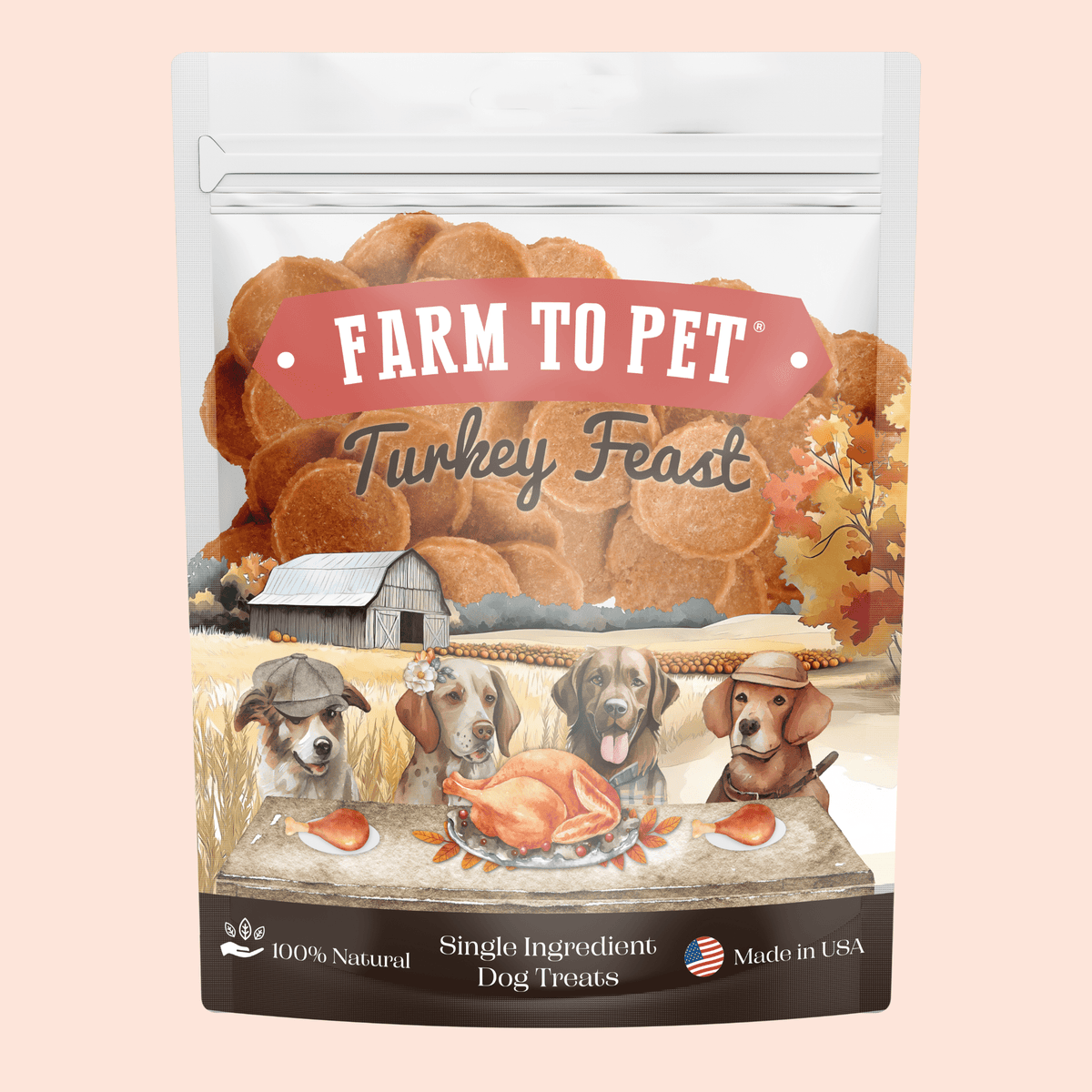 Turkey Feast Chips by Farm To Pet