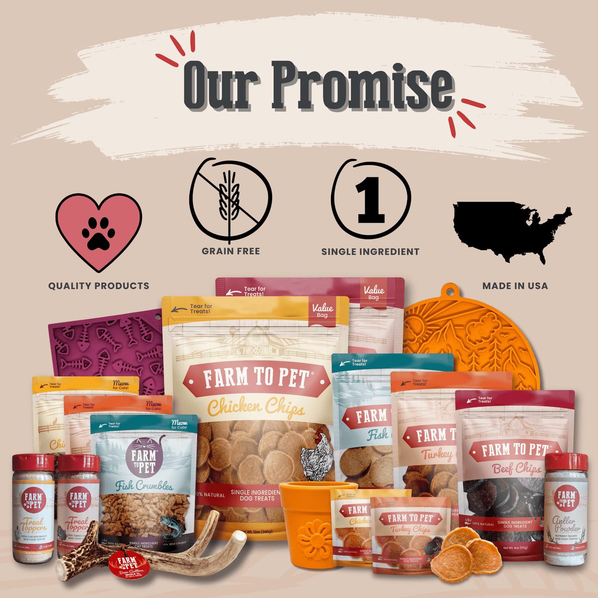 Farm To Pet Tote Bag | Paw-some Gift for Animal Lovers - American Bark Bliss