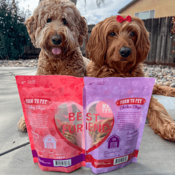 Puppy Love Dog Treat Duo | Poultry Chip Variety Pack by Farm To Pet