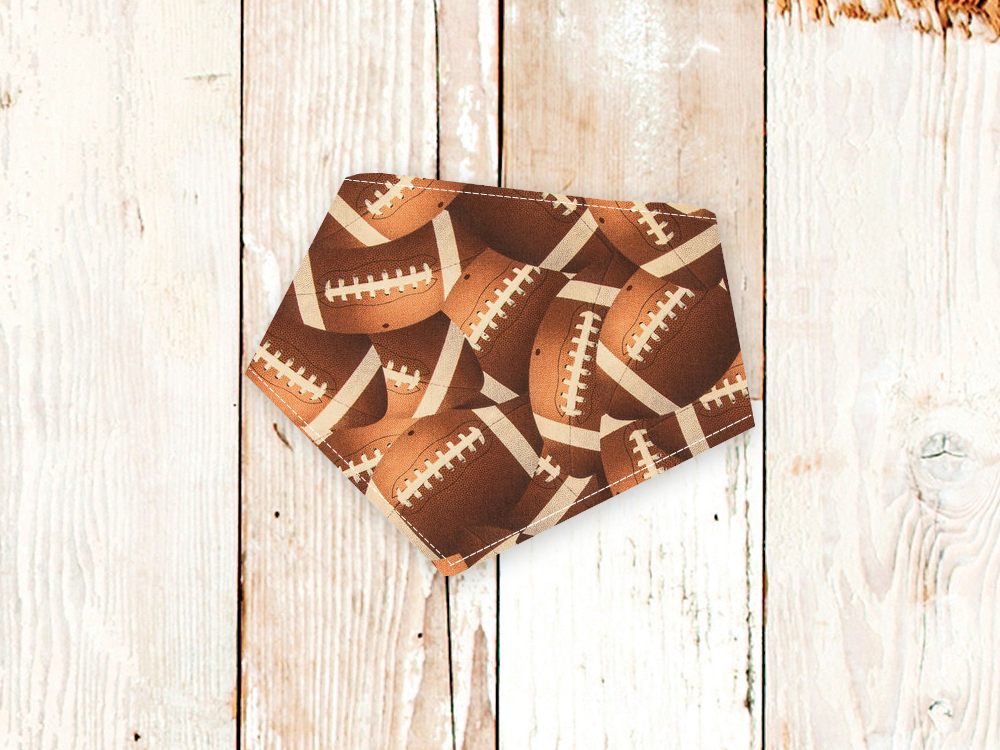 "Football" Dog Bandana - American Bark Bliss