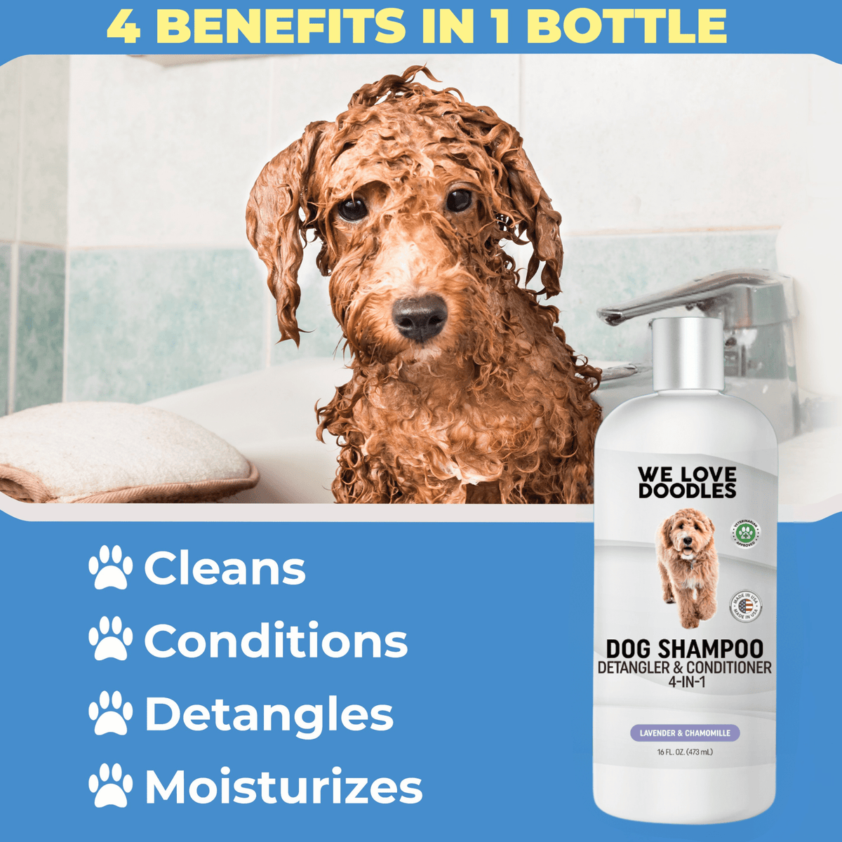 Dog Shampoo Variety Pack – Lavender, Mango & Ocean Breeze