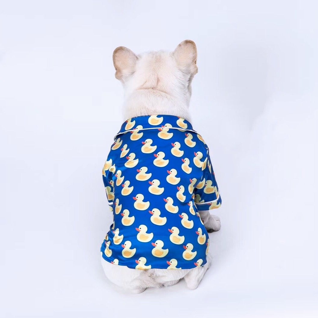 Pet Silk Duck Pajamas for Dogs and Cats - American Bark Bliss