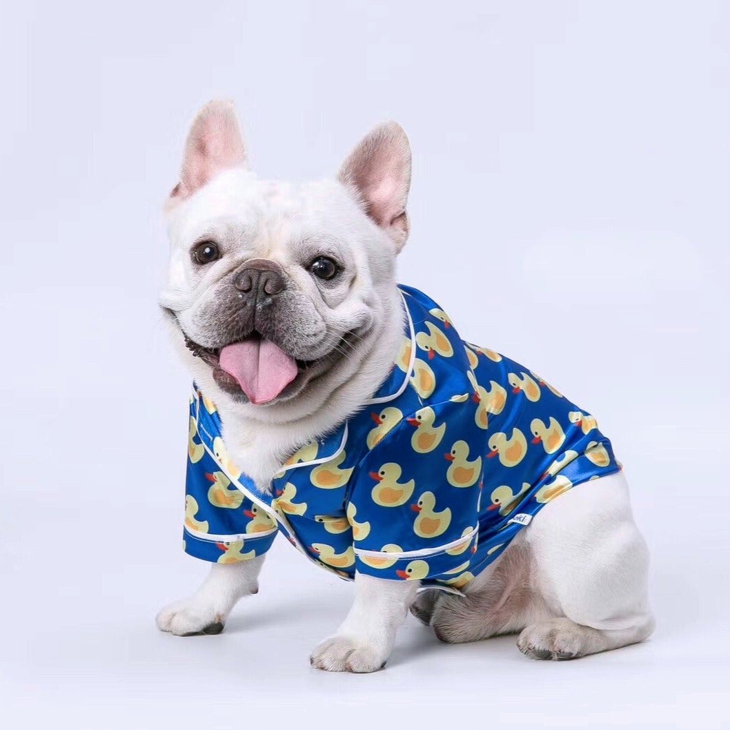 Pet Silk Duck Pajamas for Dogs and Cats - American Bark Bliss