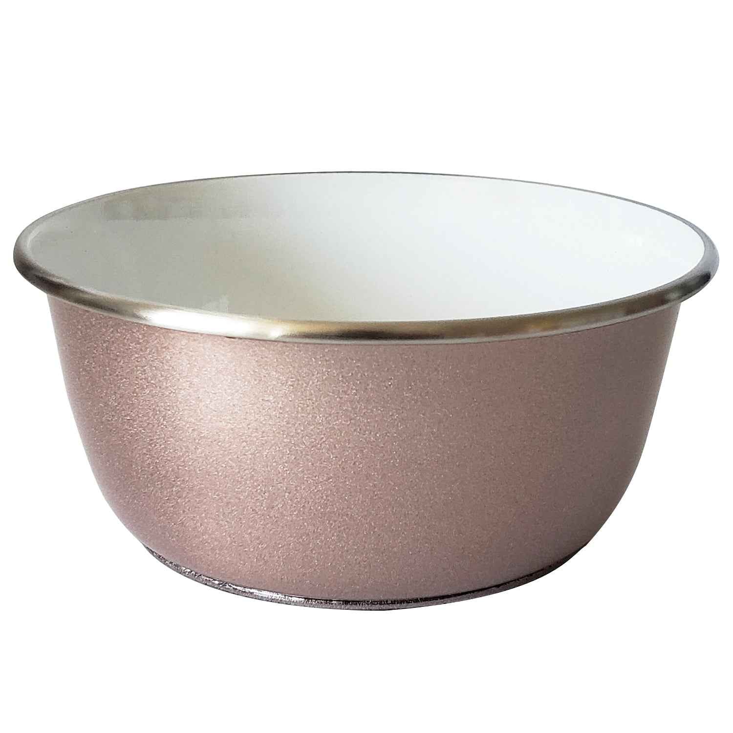 Deep Dog Bowl with Paw Print Design – Stainless Steel Bowl, Ideal for Small, Medium to Large Dogs – Rose Gold - American Bark Bliss