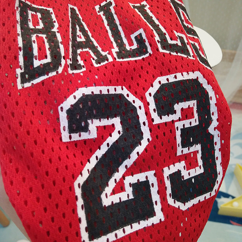 Pet Basketball Jersey Mesh Uniform for Dogs and Cats - American Bark Bliss