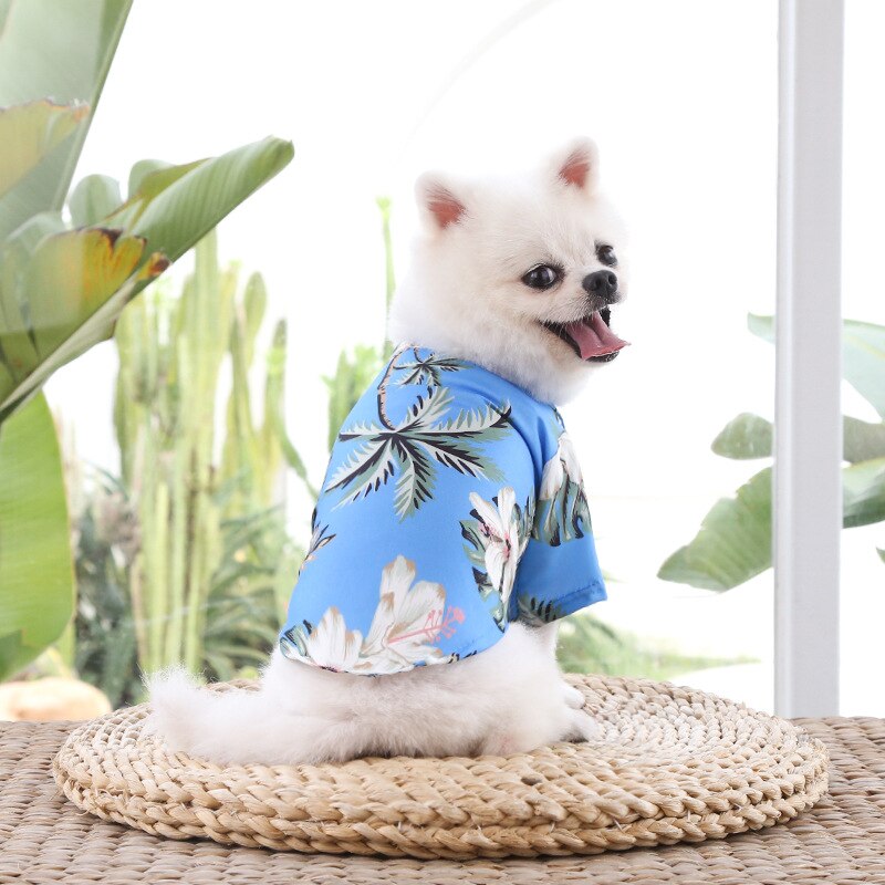 Stylish Hawaiian Dog Shirts for Summer by Furr Baby Gifts