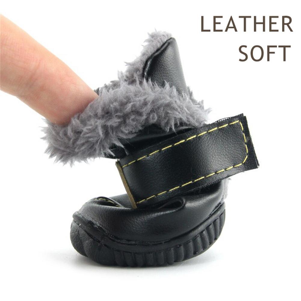 Waterproof Fleece-Lined Dog Snow Boots - American Bark Bliss