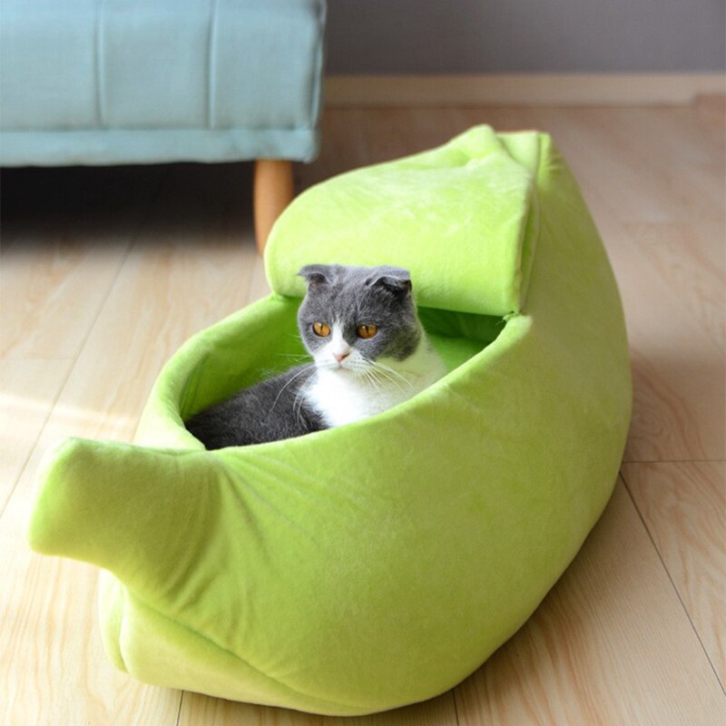 Banana Cat Dog Pet Bed for Pets - American Bark Bliss