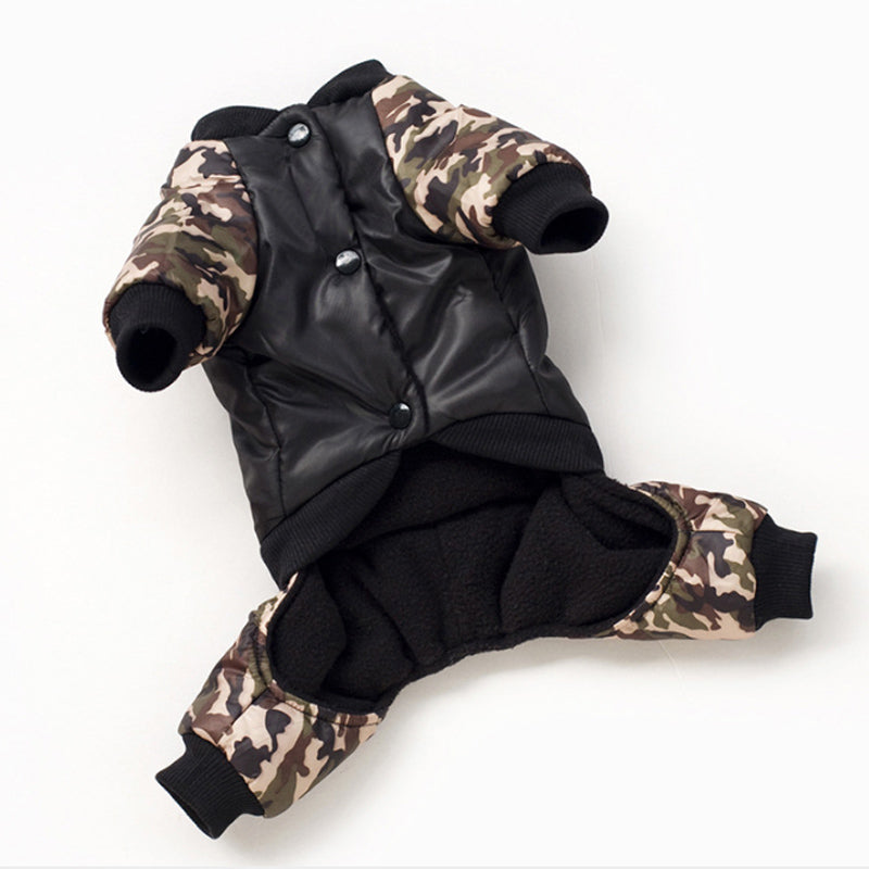 FBI Camouflage Dog Jumpsuit Pants - American Bark Bliss