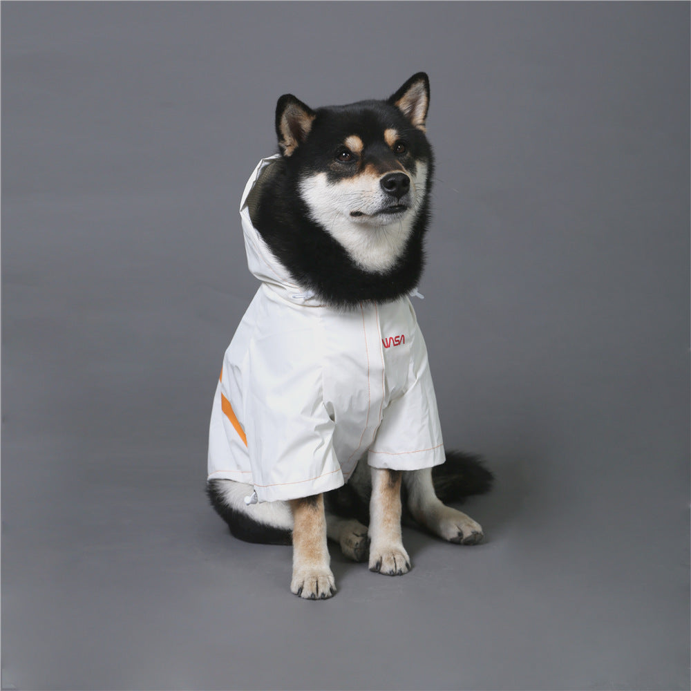 Dog Face Windproof Waterproof Reflective Pet Jacket - American Bark Bliss