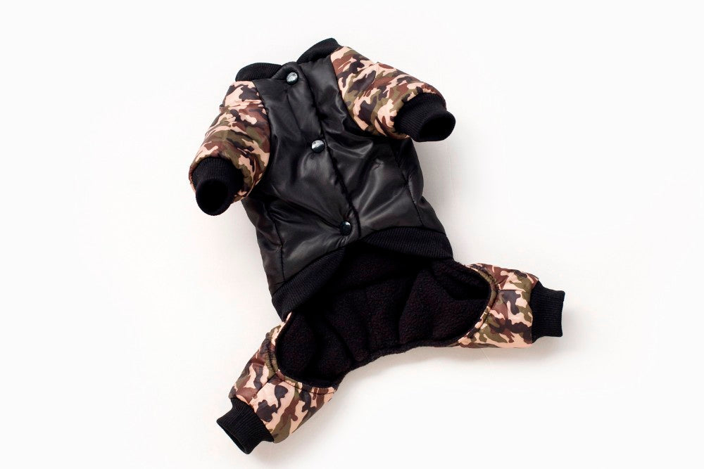 FBI Camouflage Dog Jumpsuit Pants - American Bark Bliss