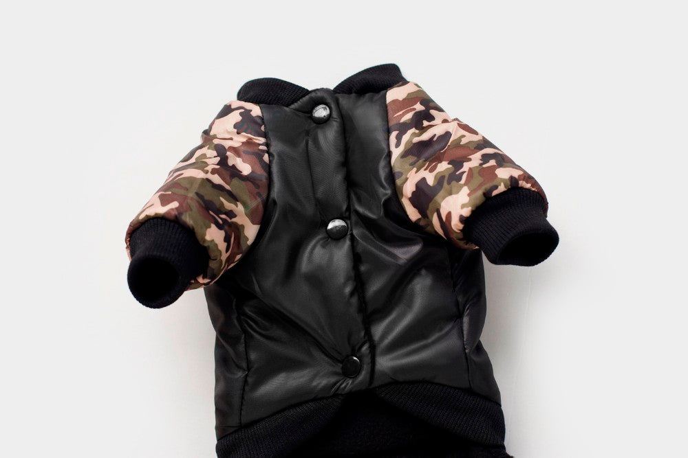 FBI Camouflage Dog Jumpsuit Pants - American Bark Bliss