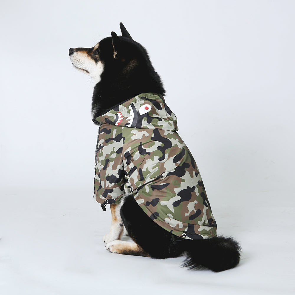 Dog Face Windproof Waterproof Reflective Pet Jacket - American Bark Bliss